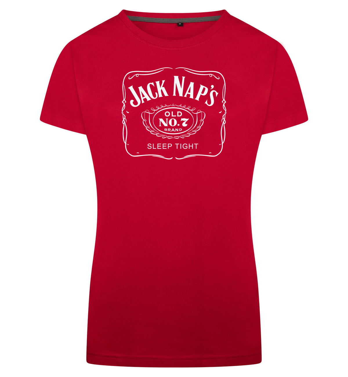 Jack Naps T-Shirt Dames – rood