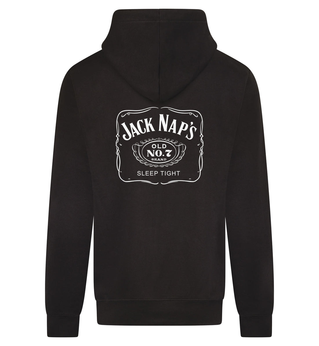 Jack Naps Hoodie met rits – wit