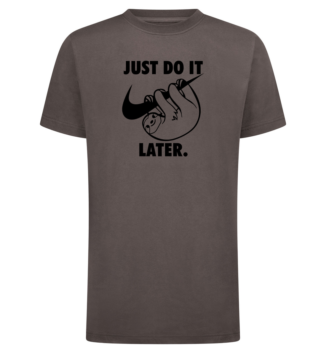 Just do it later T-Shirt – grijs