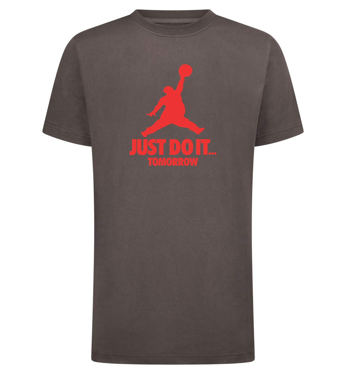 JUST DO IT TOMORROW T-Shirt – grijs