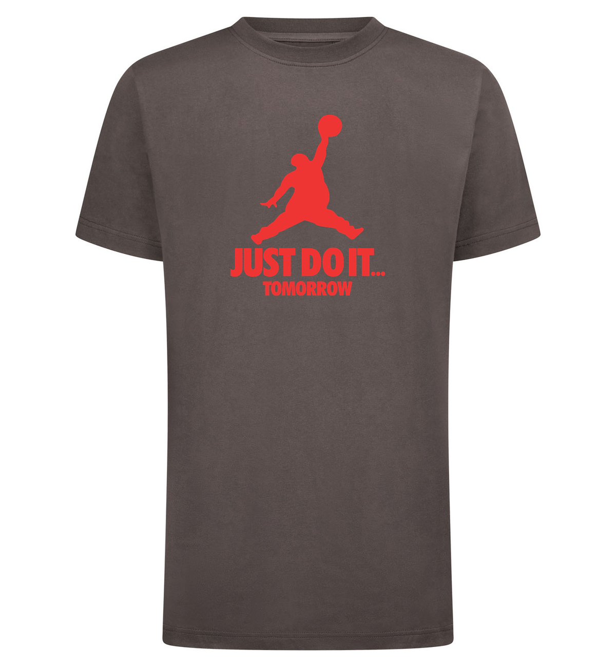 JUST DO IT TOMORROW T-Shirt – grijs
