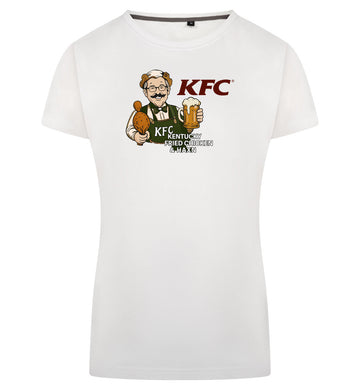 KFC T-Shirt Dames – wit