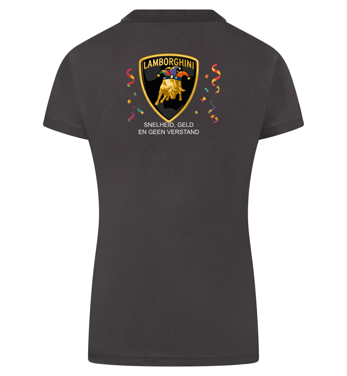 Lamborghini Polo dames – antraciet