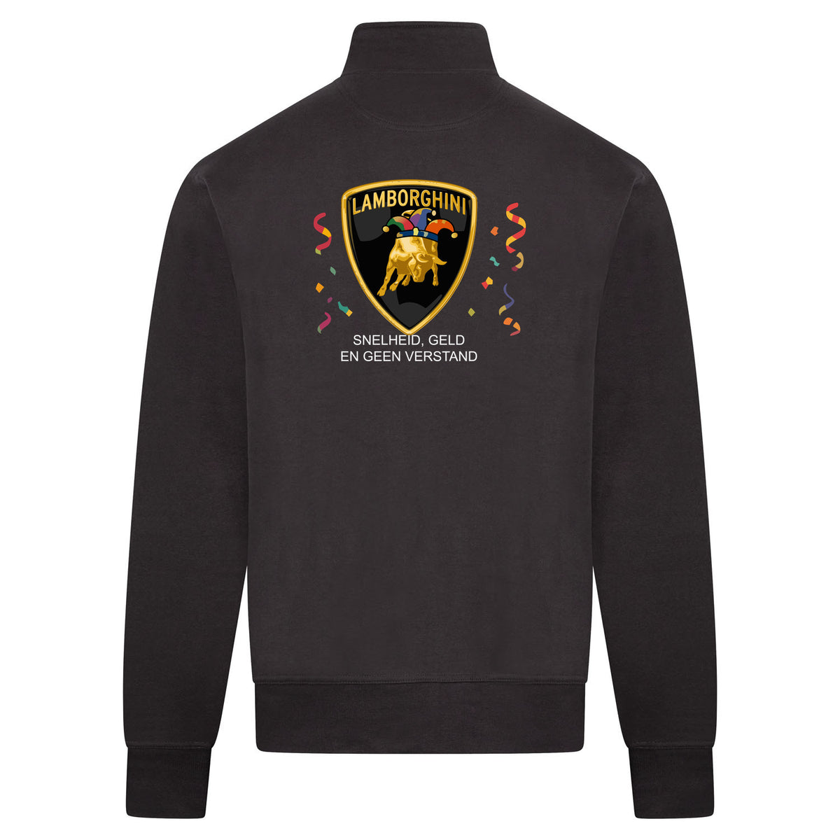 Lamborghini Sweatvest – antraciet – back