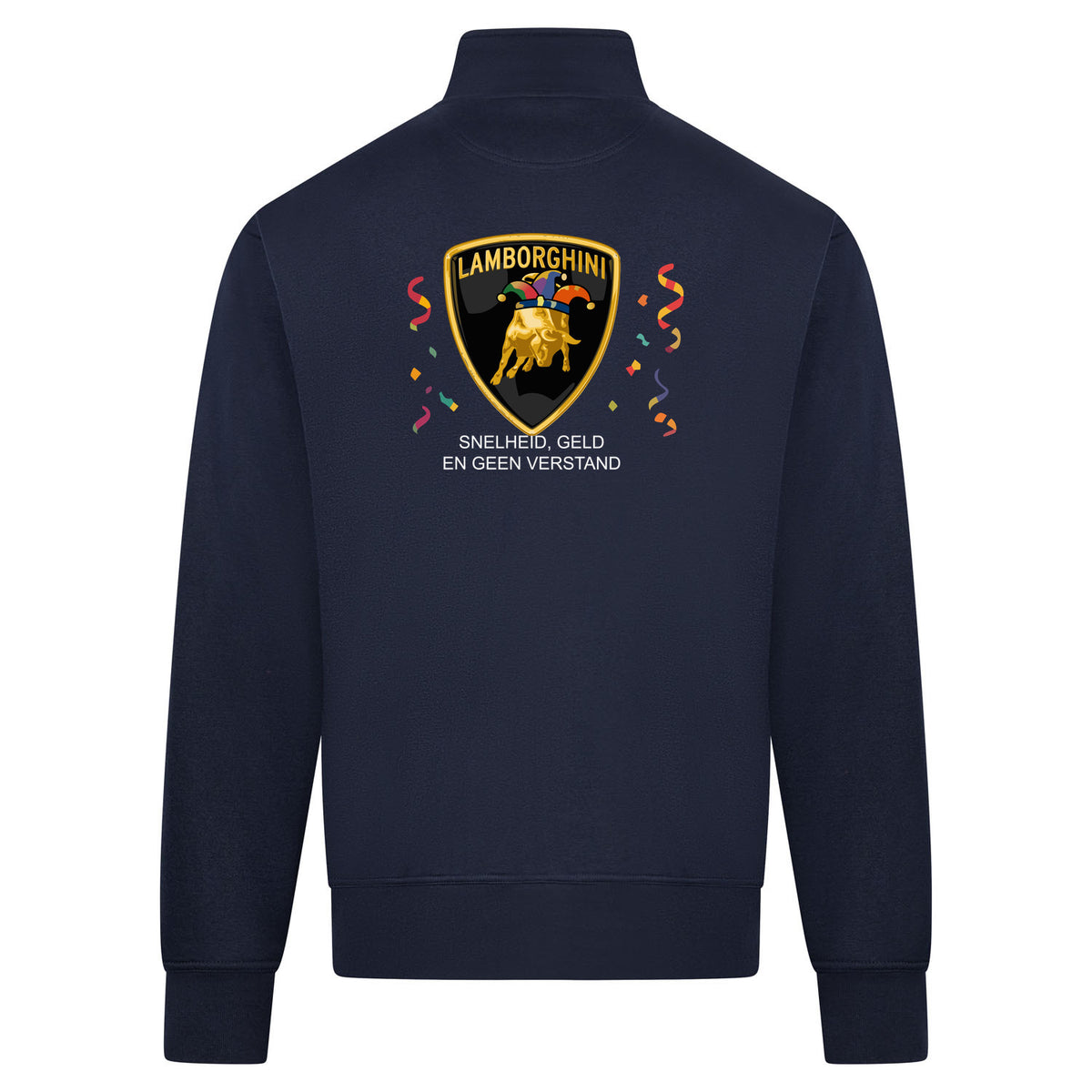 Lamborghini Sweatvest – navy – back