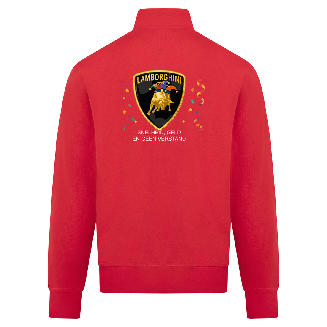 Lamborghini Sweatvest – rood – back