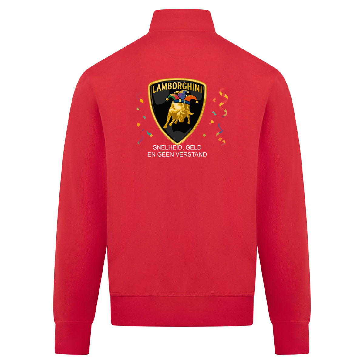 Lamborghini Sweatvest – rood – back