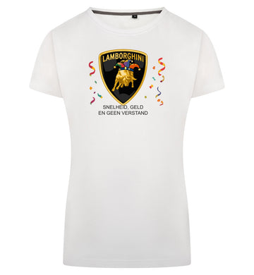 Lamborghini T-Shirt Dames – wit