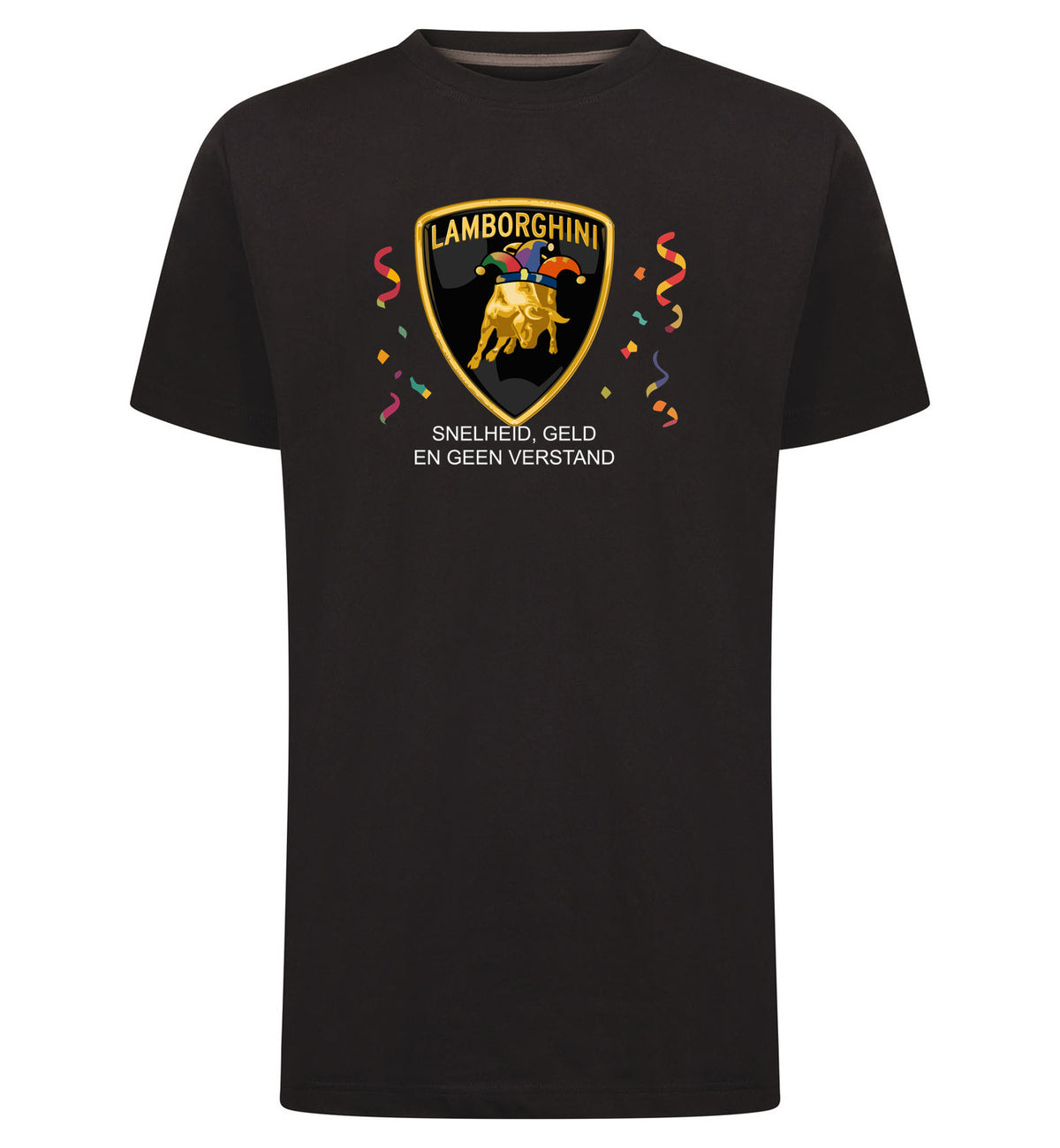 Lamborghini T-Shirt – zwart