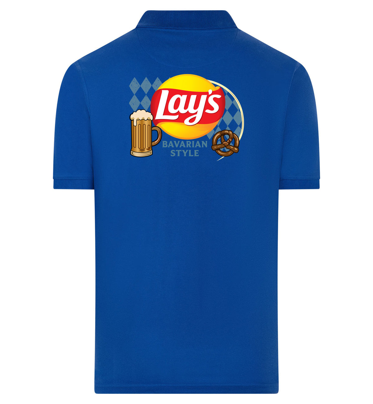 Lay's Bavarian Style Polo – blauw