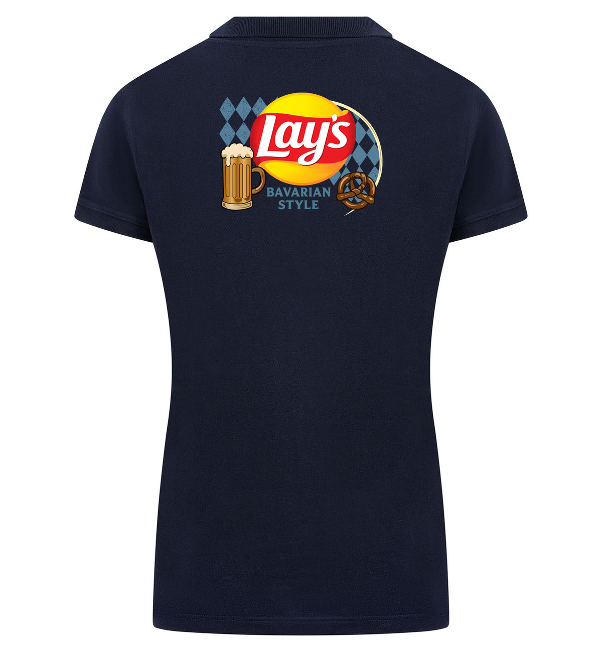 Lay's Bavarian Style Polo dames – navy