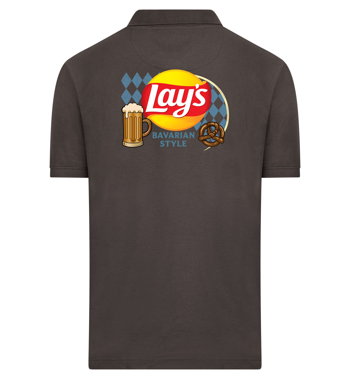 Lay's Bavarian Style Polo – grijs