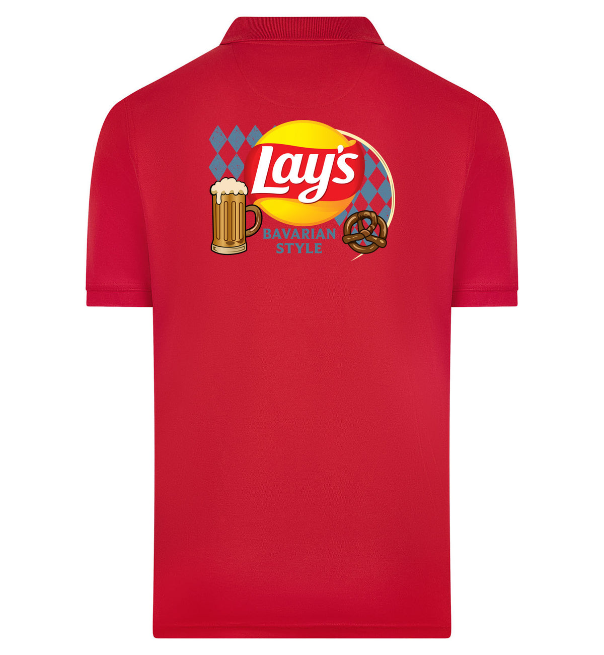 Lay's Bavarian Style Polo – rood