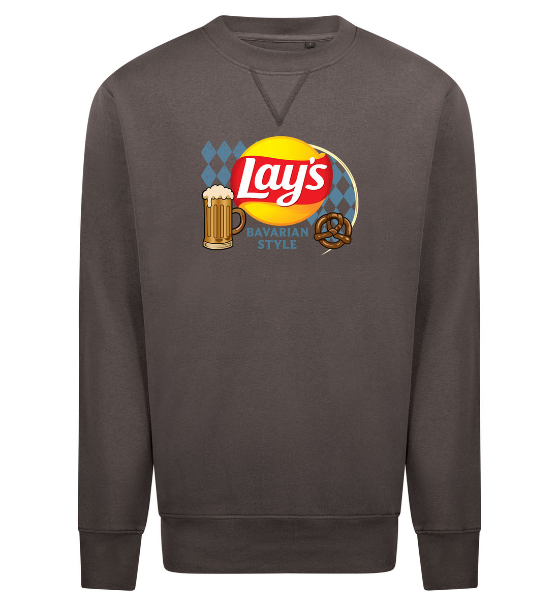 Lay's Bavarian Style Sweater – grijs