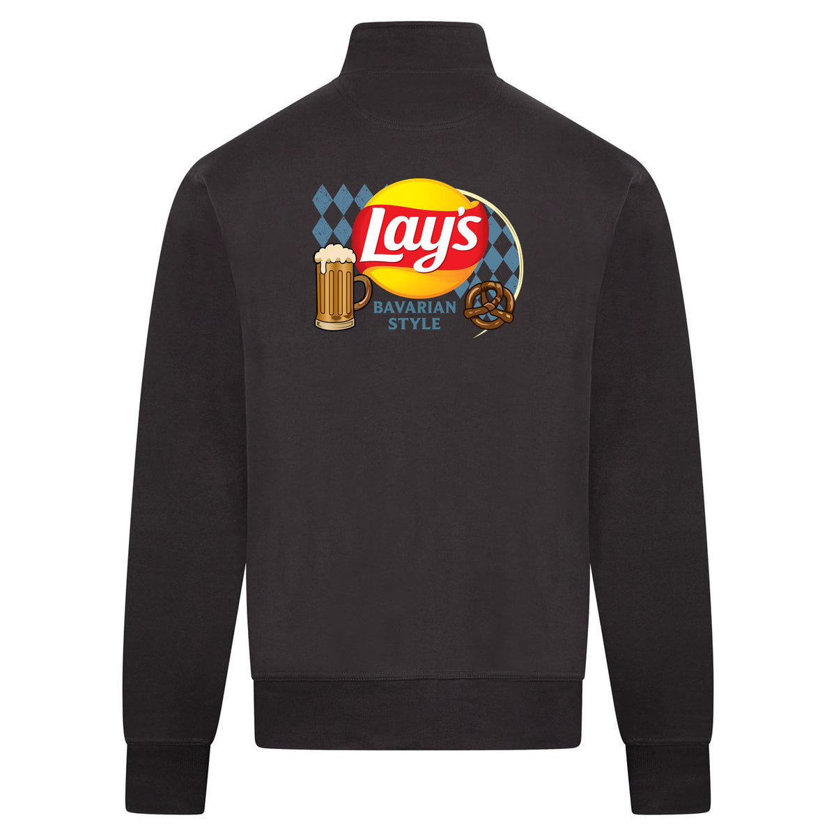 Lay's Bavarian Style Sweatvest – antraciet – back