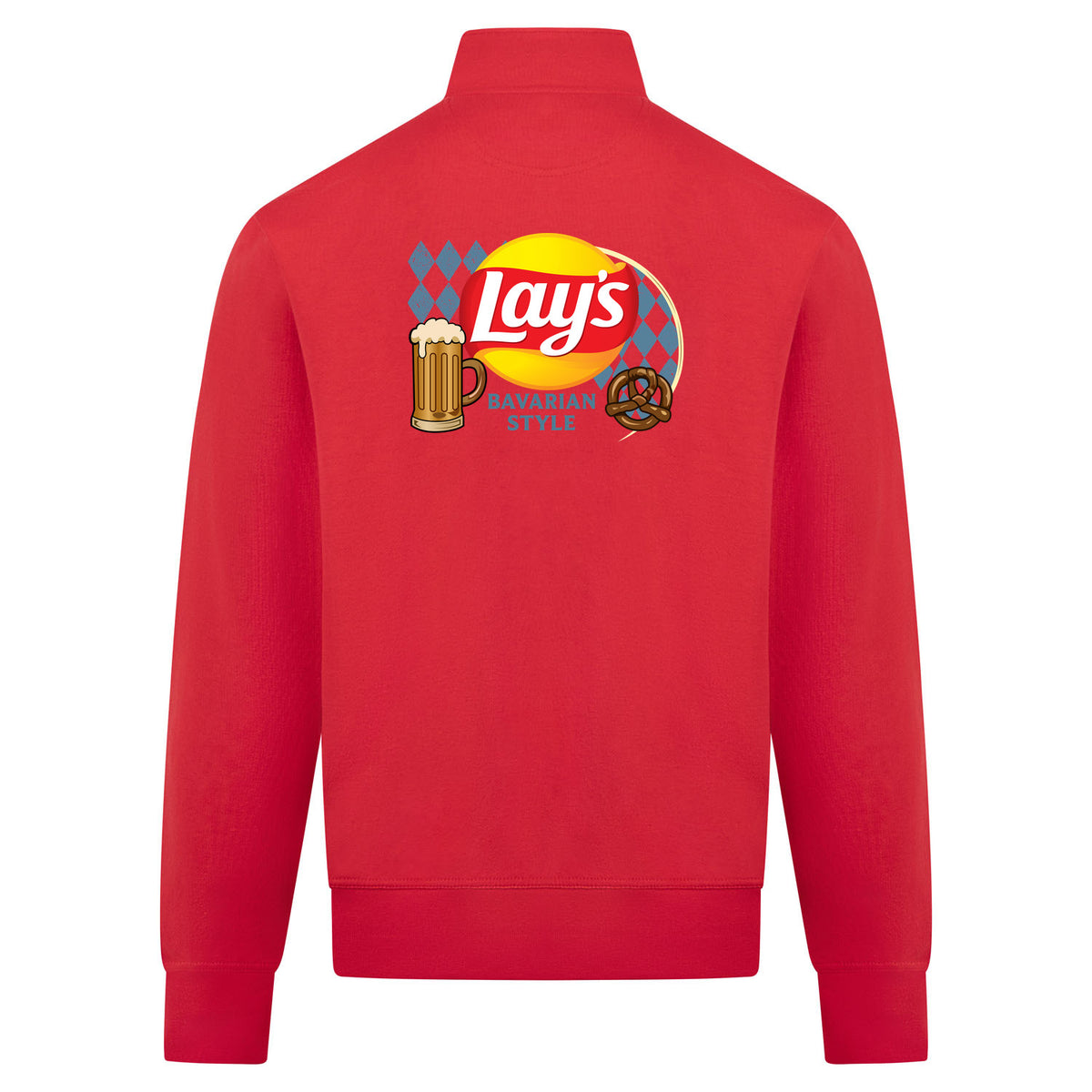 Lay's Bavarian Style Sweatvest – rood – back