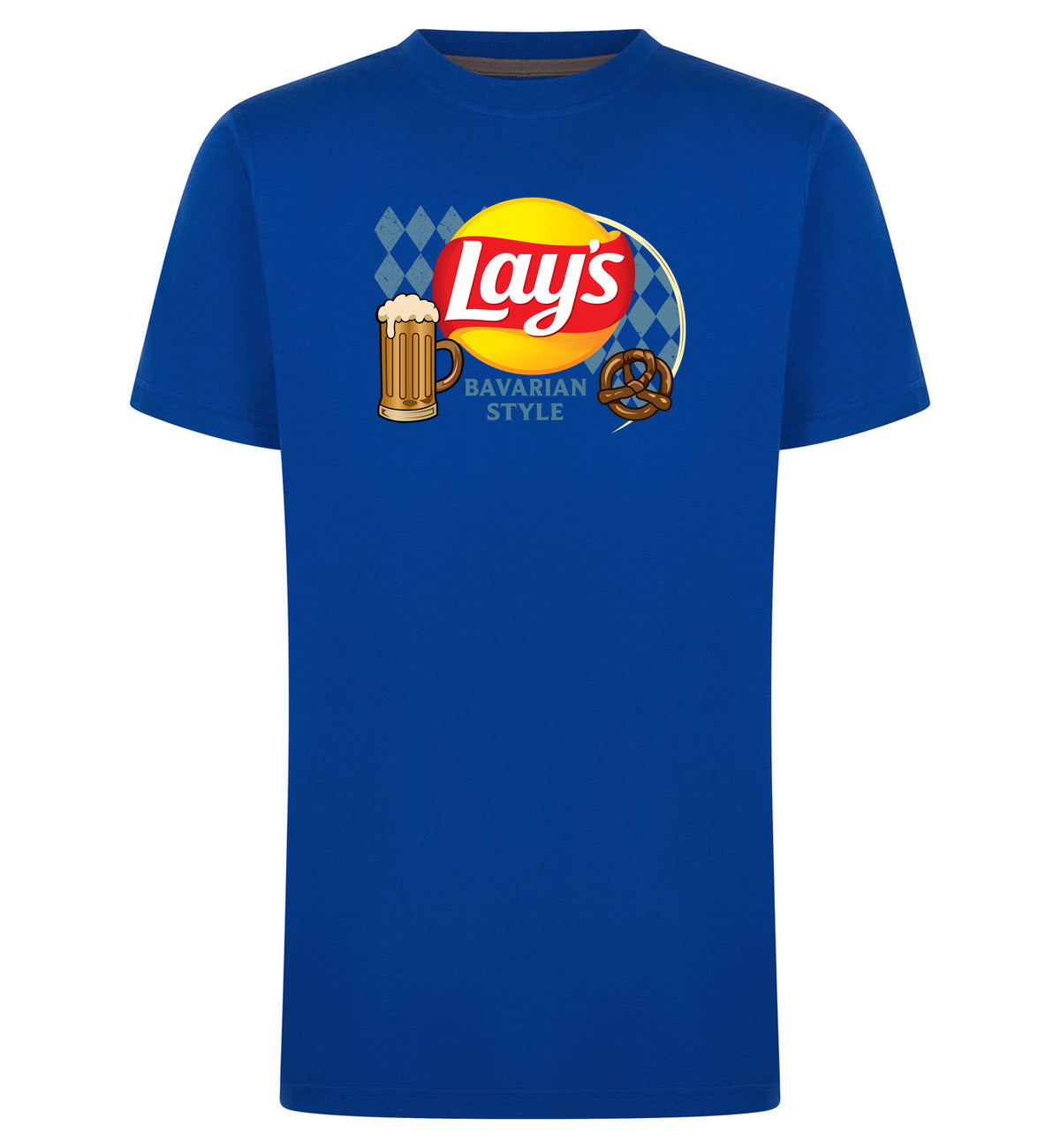 Lay's Bavarian Style T-Shirt – blauw