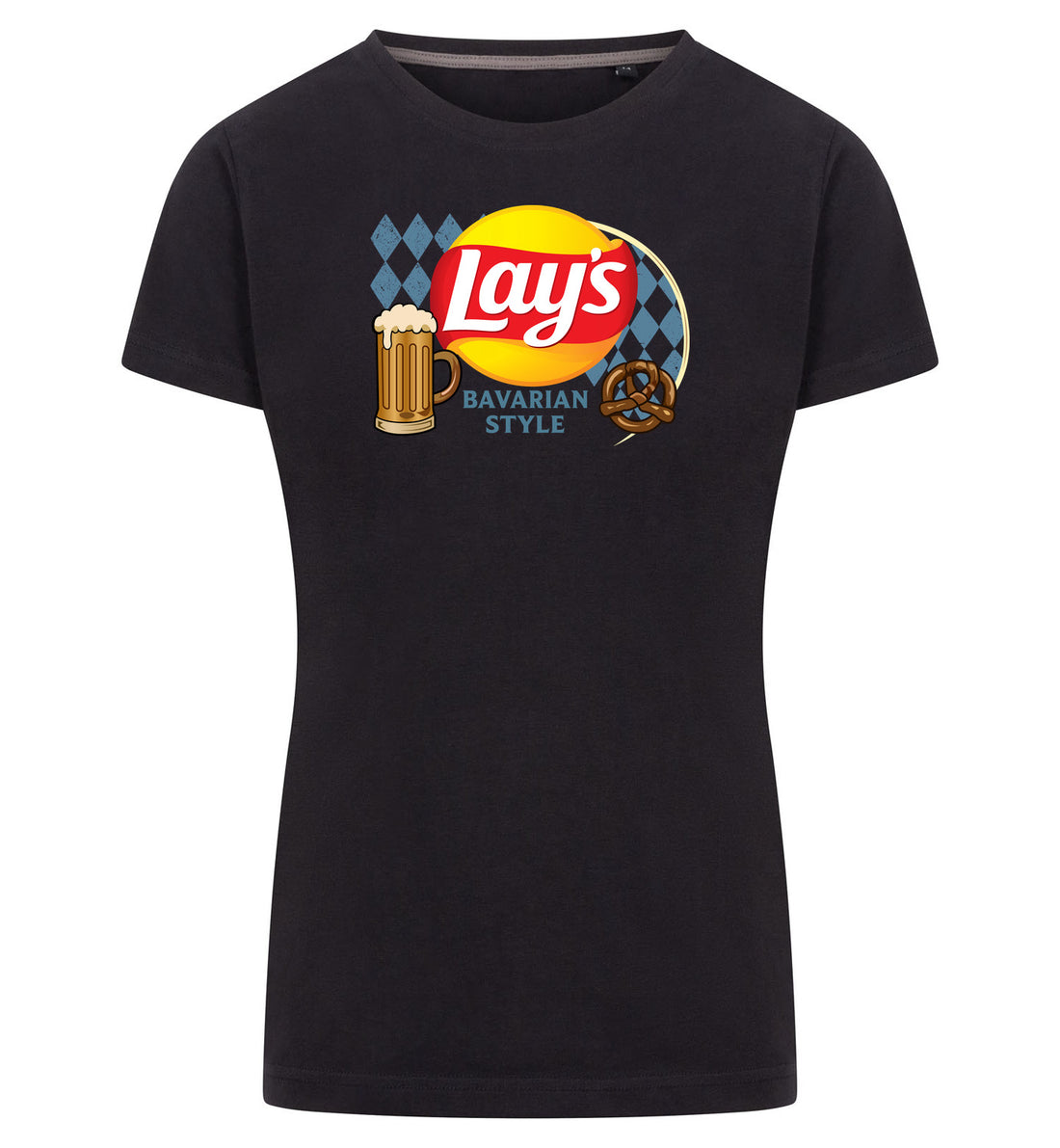 Lay's Bavarian Style T-Shirt Dames – rood