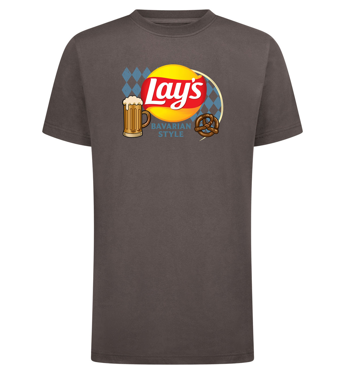 Lay's Bavarian Style T-Shirt – grijs