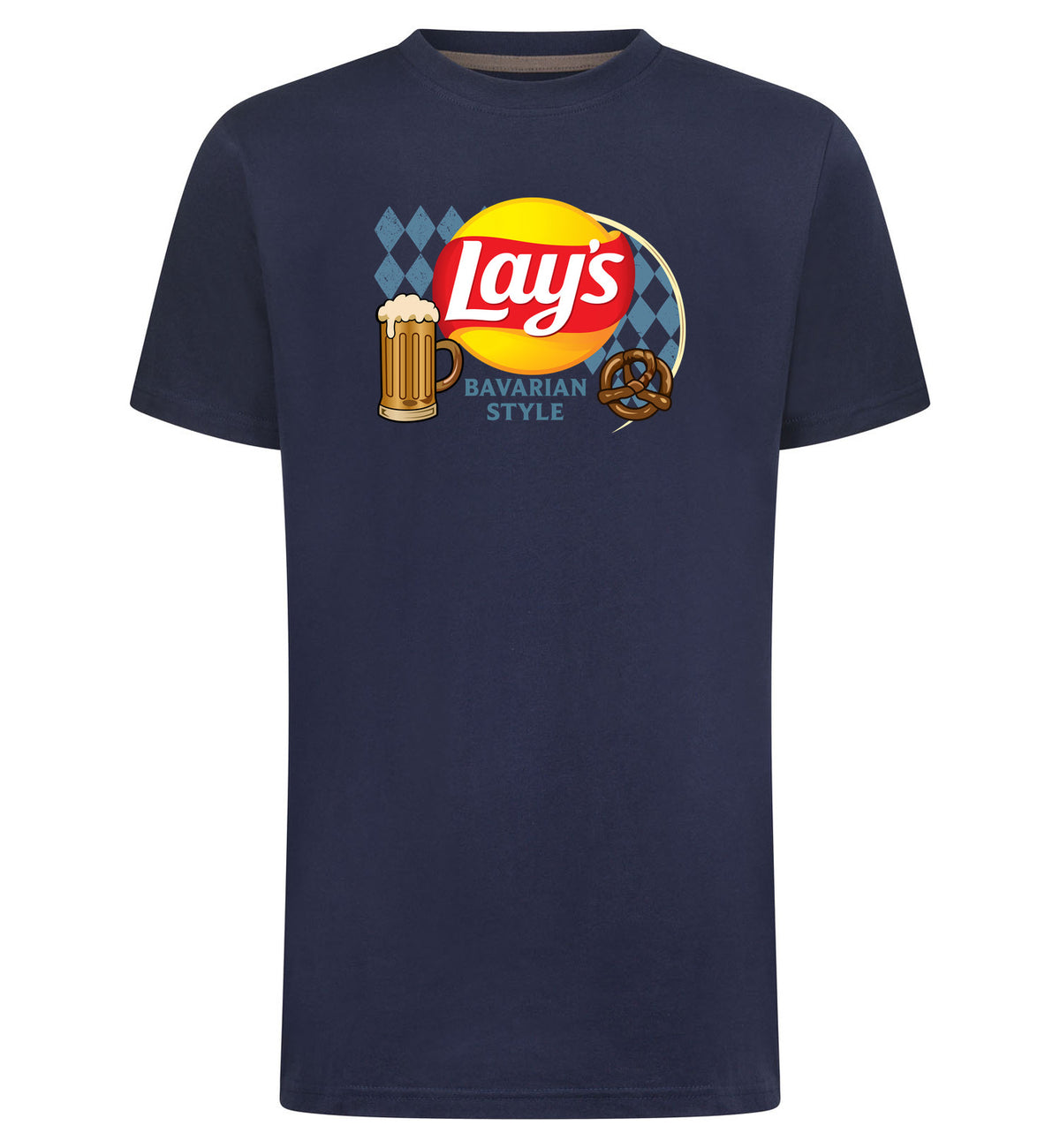 Lay's Bavarian Style T-Shirt – navy