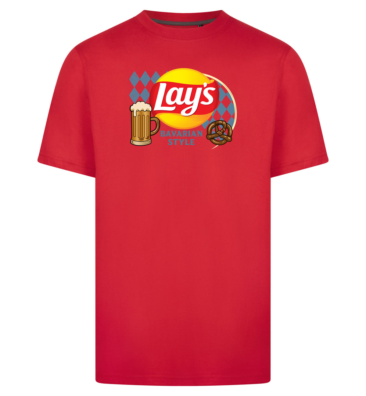 Lay's Bavarian Style T-Shirt – rood