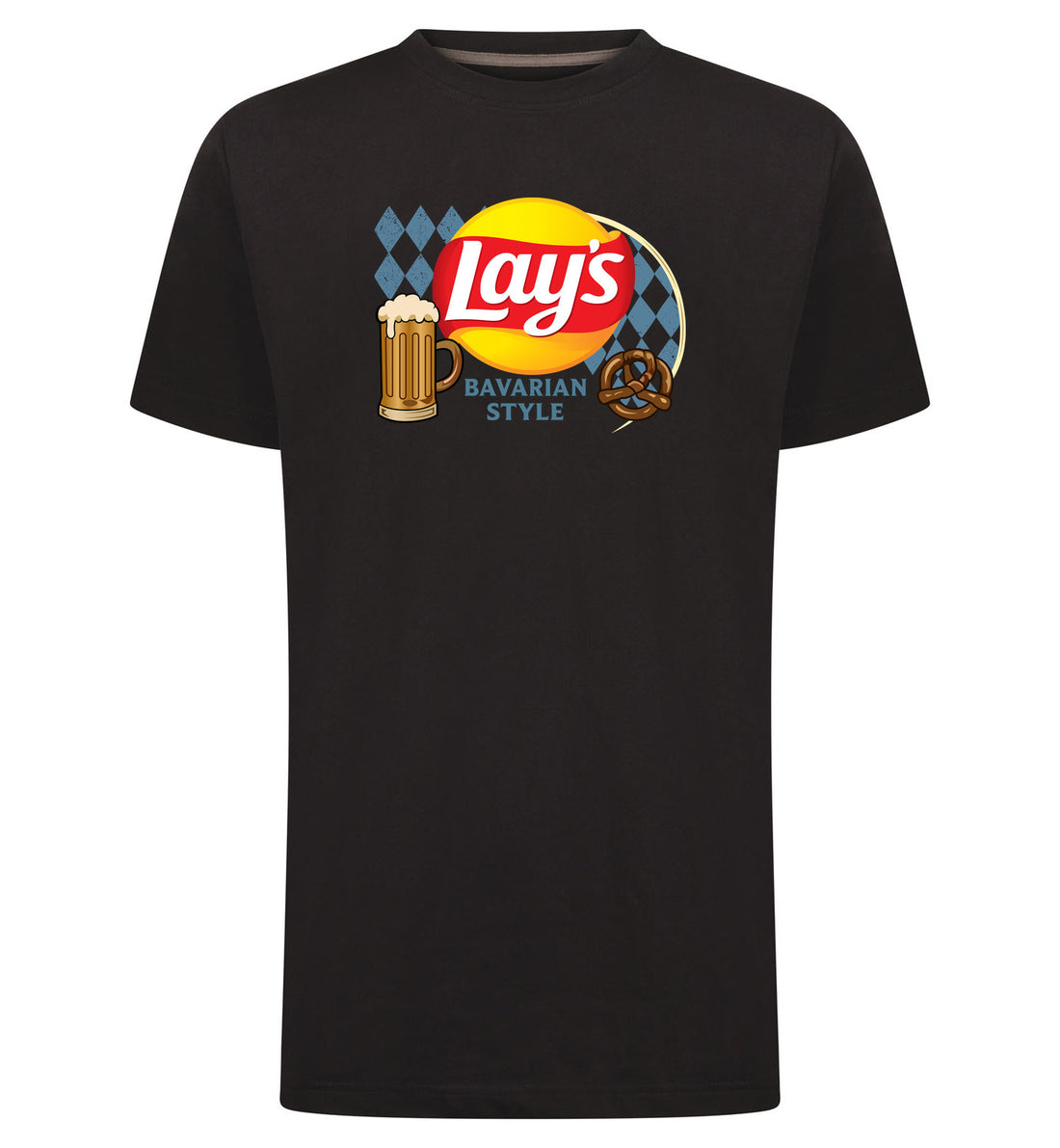 Lay's Bavarian Style T-Shirt – antraciet