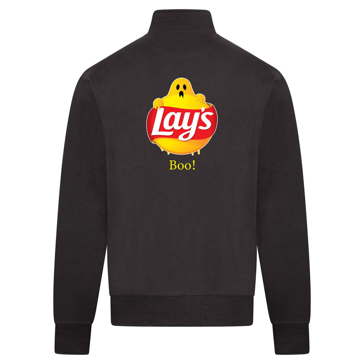 Lay's Boo Sweatvest – antraciet – back
