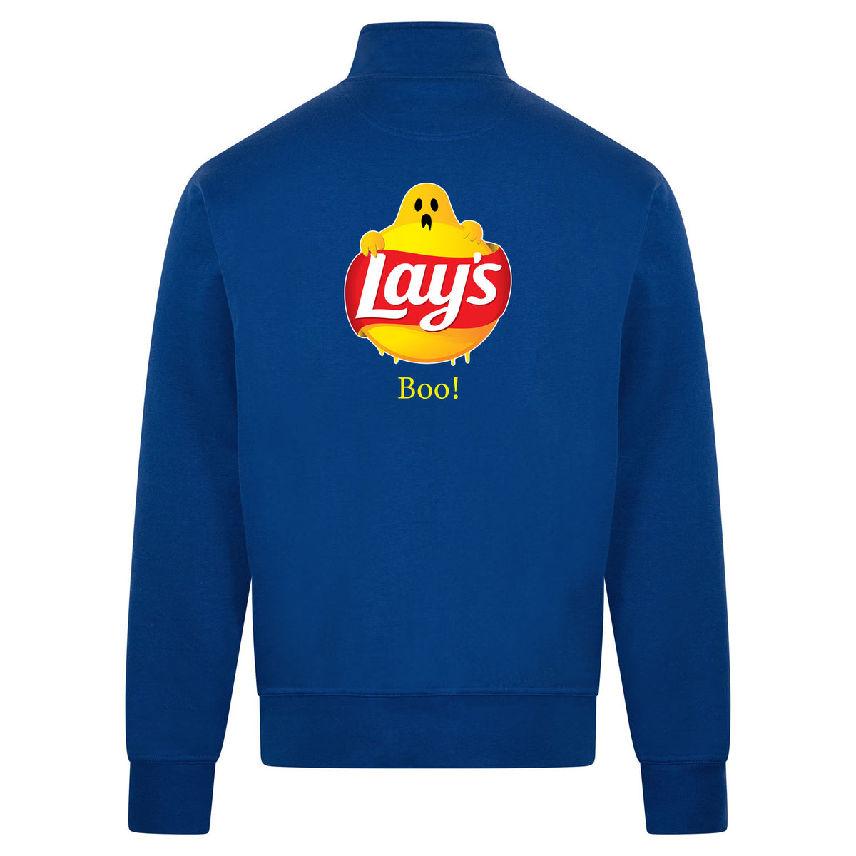 Lay's Boo Sweatvest – blauw – back