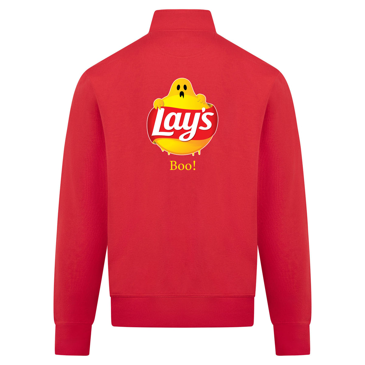 Lay's Boo Sweatvest – rood – back