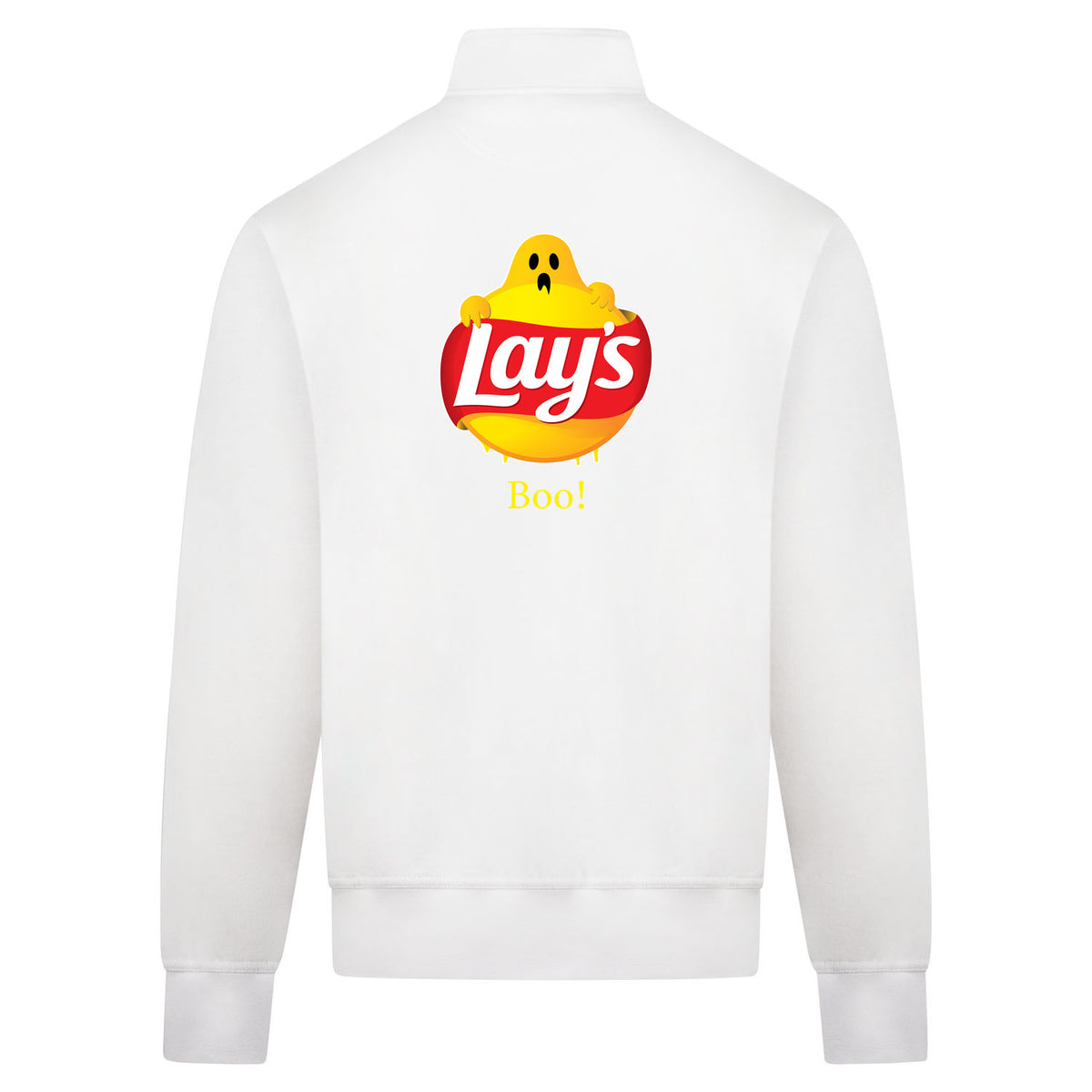 Lay's Boo Sweatvest – wit – back