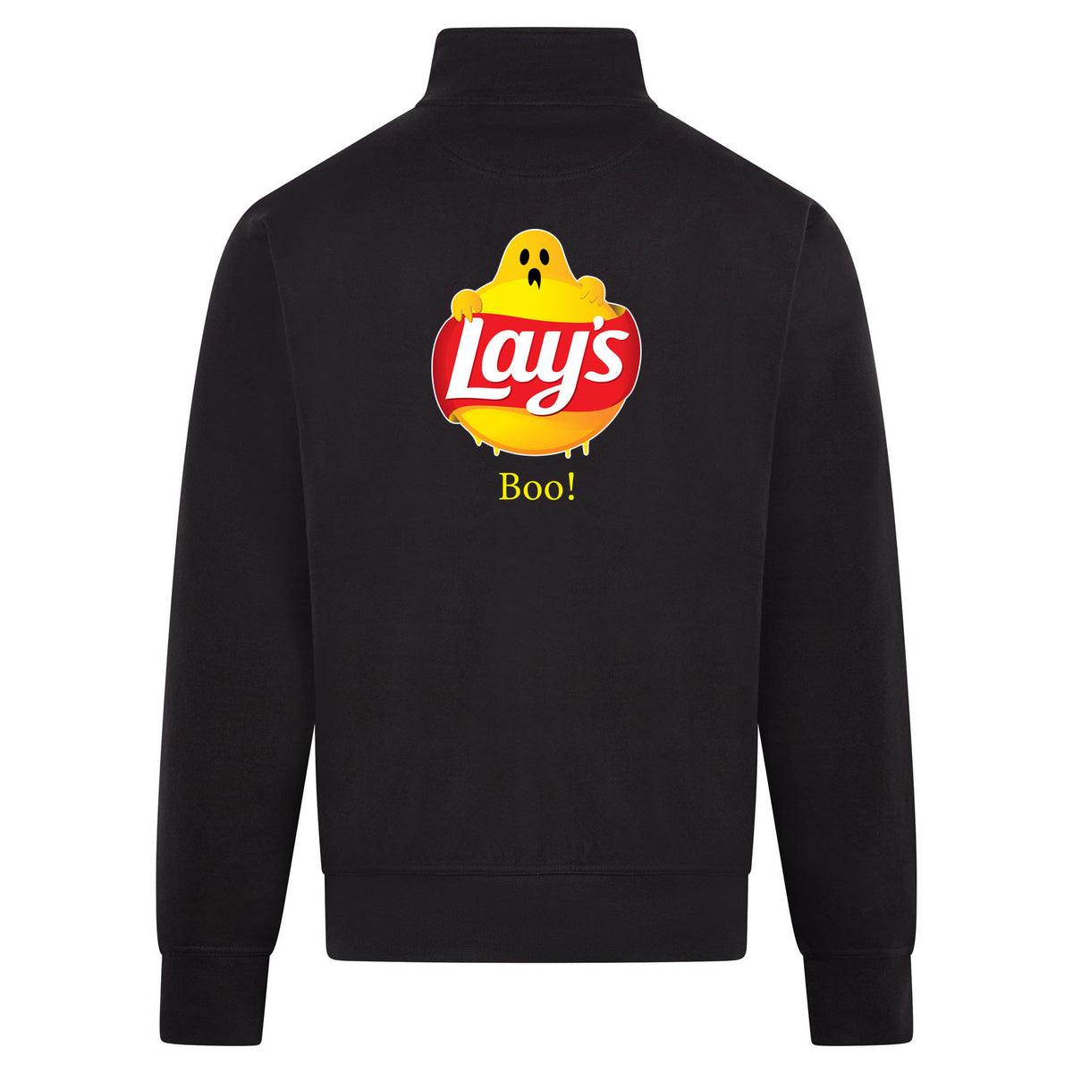 Lay's Boo Sweatvest – zwart – back