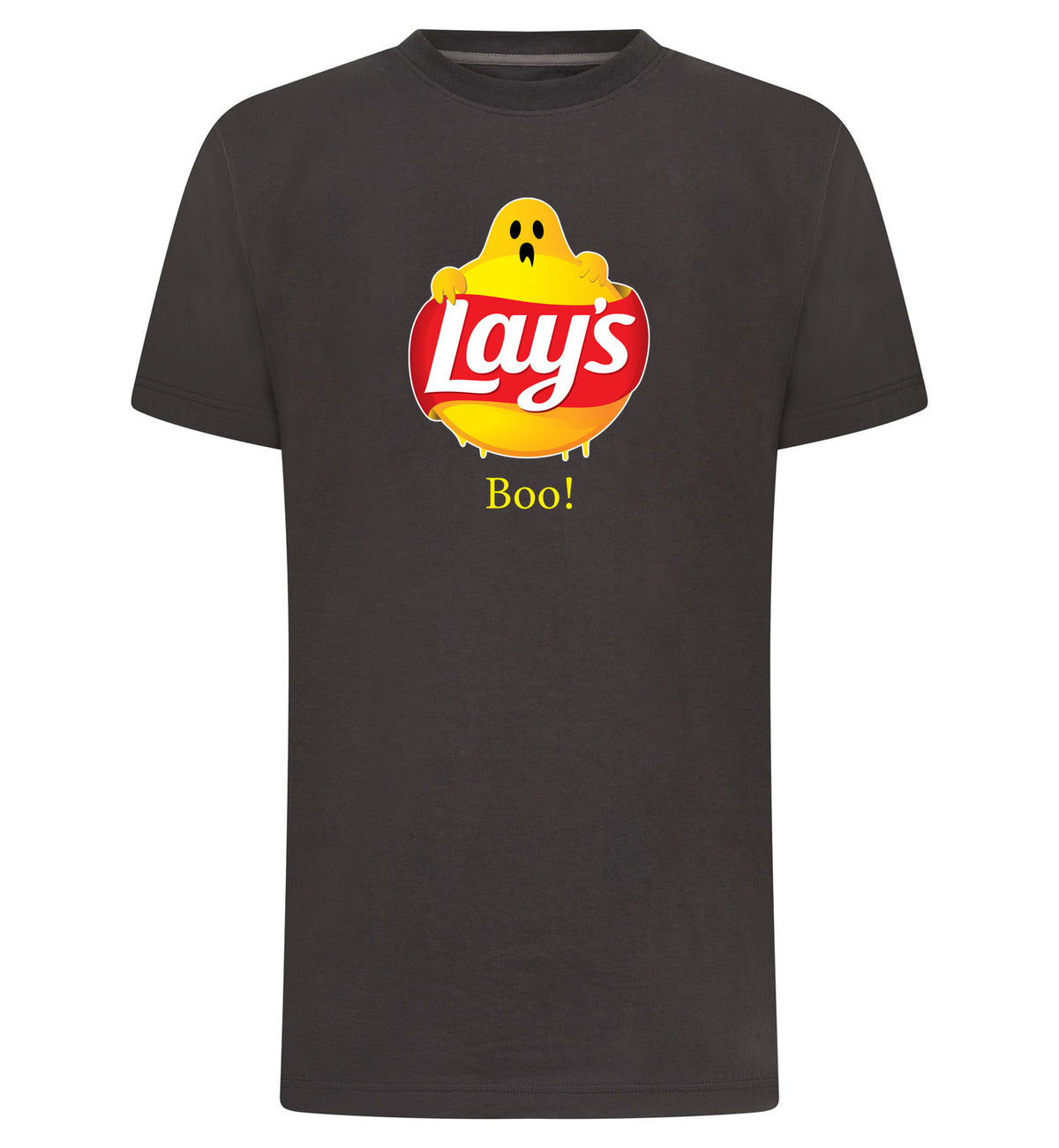 Lay's Boo T-Shirt – antraciet
