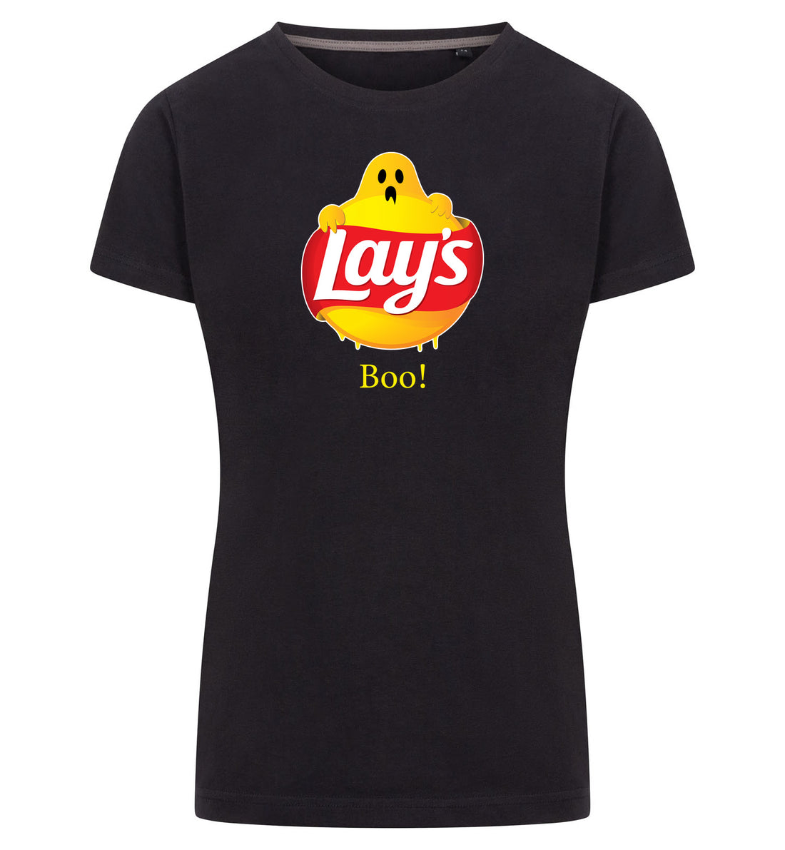 Lay's Boo T-Shirt Dames – blauw