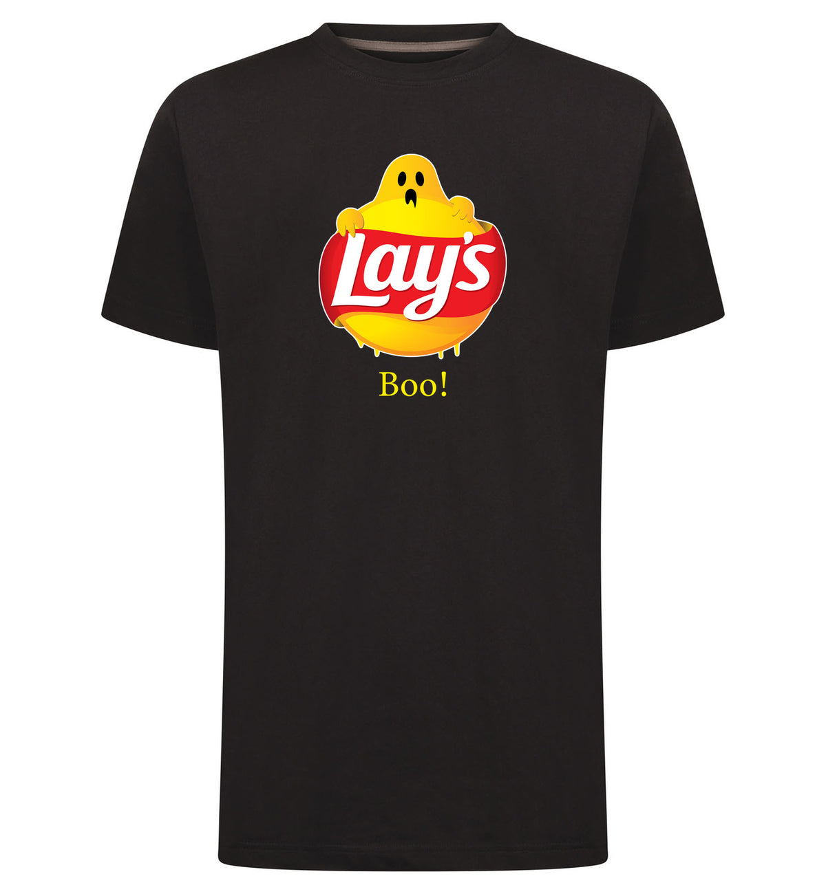 Lay's Boo T-Shirt – zwart