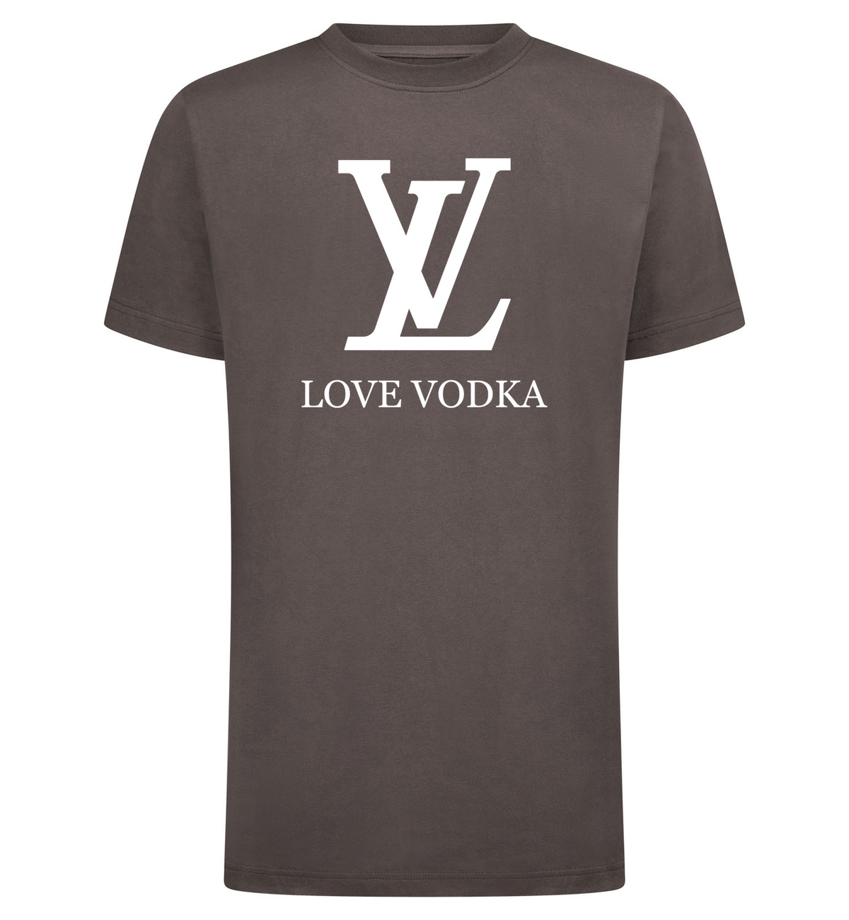 LOVE VODKA T-Shirt – grijs