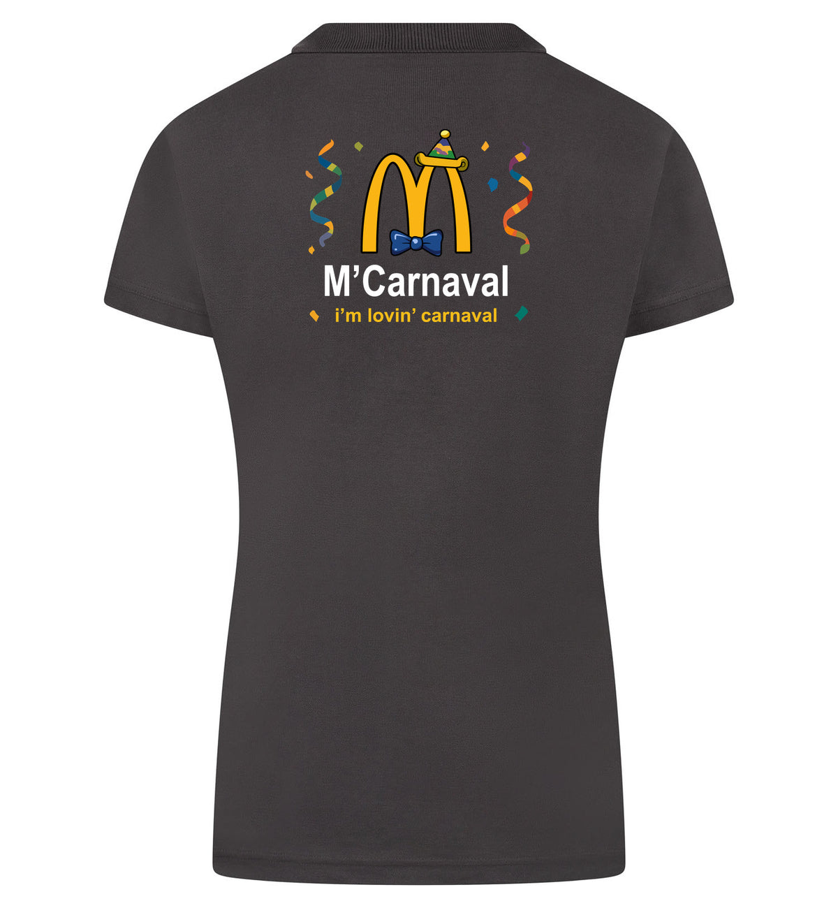 M'Carnaval Polo dames – antraciet