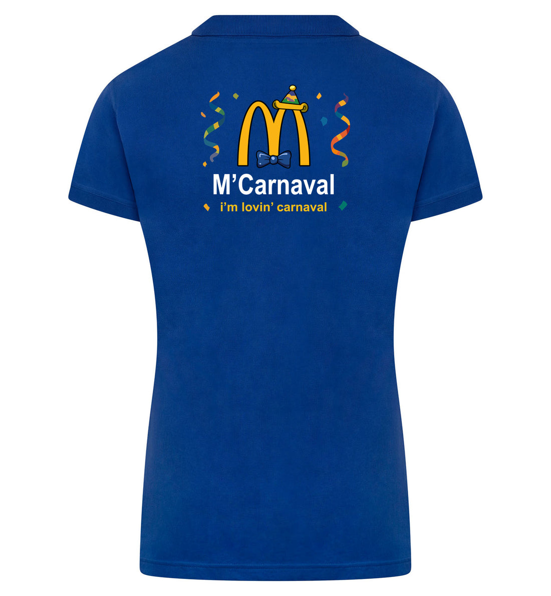 M'Carnaval Polo dames – blauw