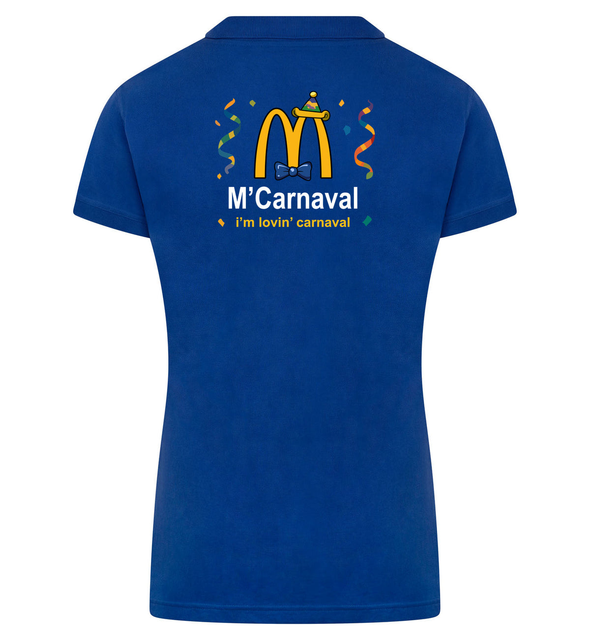 M'Carnaval Polo dames – blauw