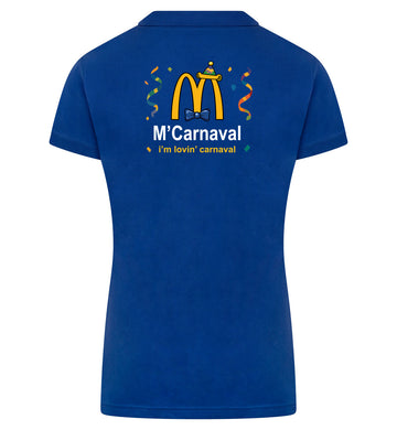M'Carnaval Polo dames – blauw