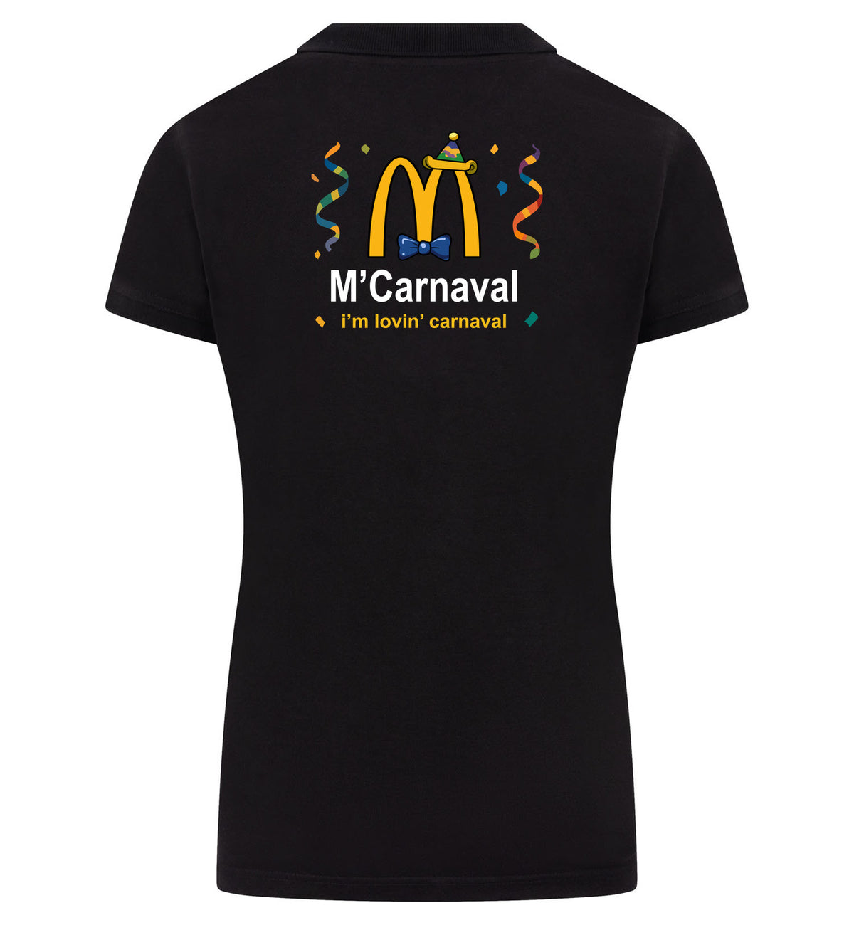 M'Carnaval Polo dames – zwart