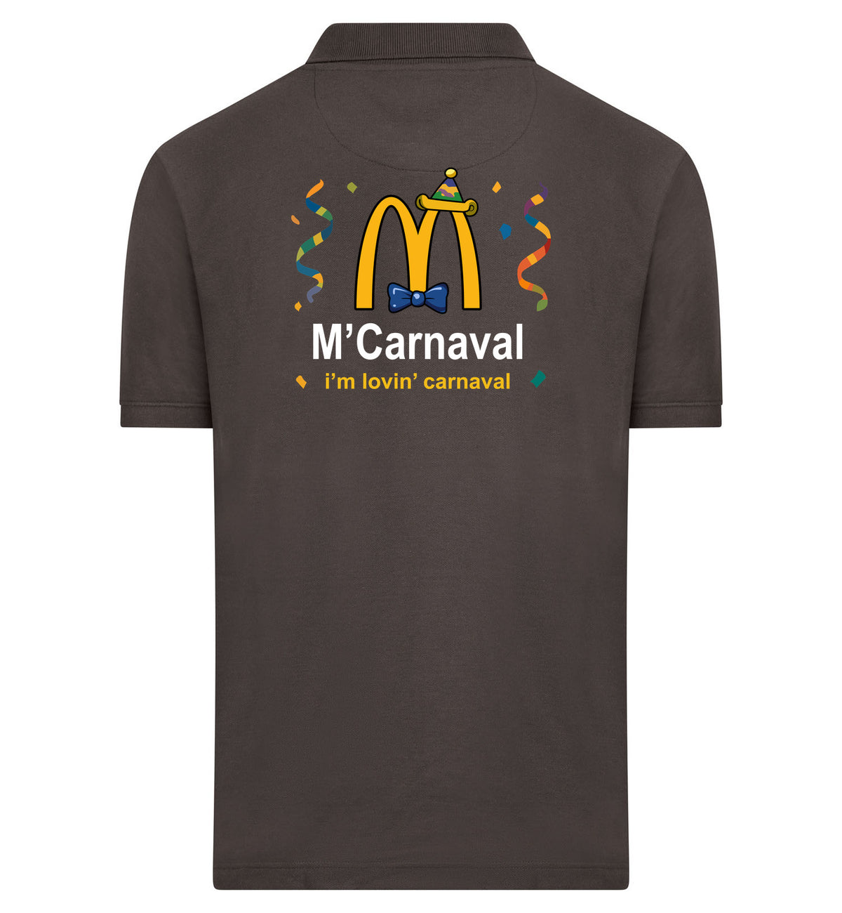 M'Carnaval Polo – grijs