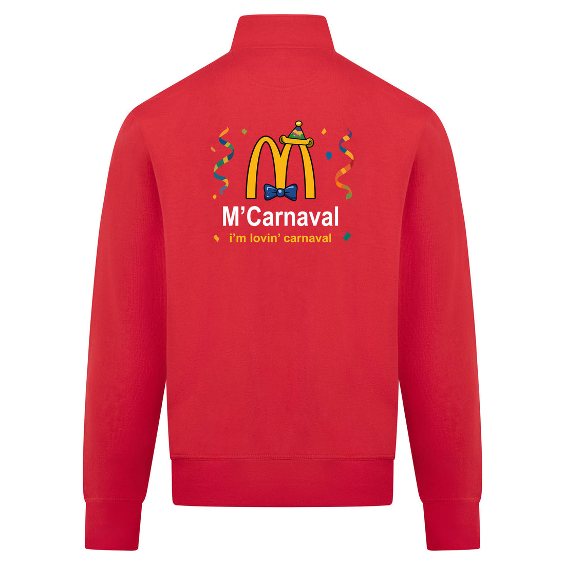 M'Carnaval Sweatvest – rood – back