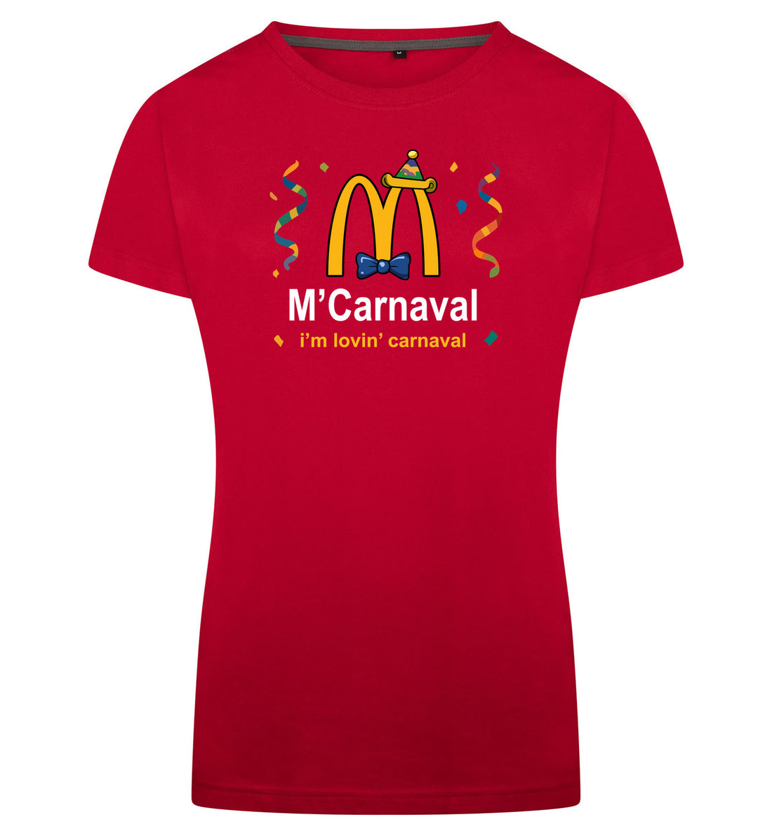 M'Carnaval T-Shirt Dames – rood