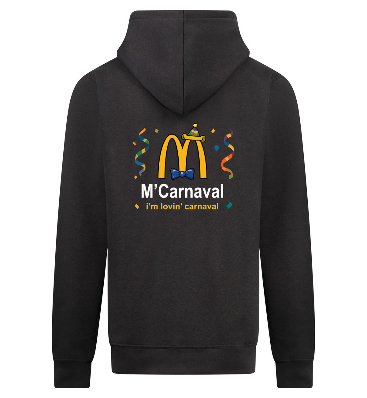 M'Carnaval Hoodie met rits – antraciet