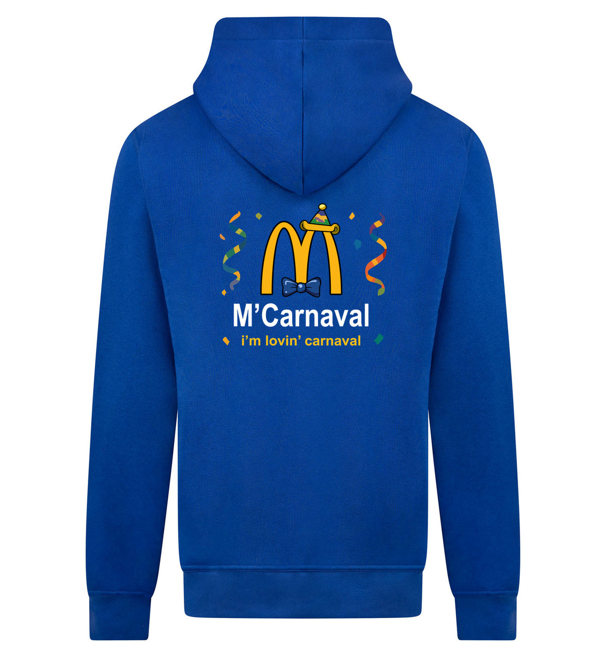 M'Carnaval Hoodie met rits – blauw