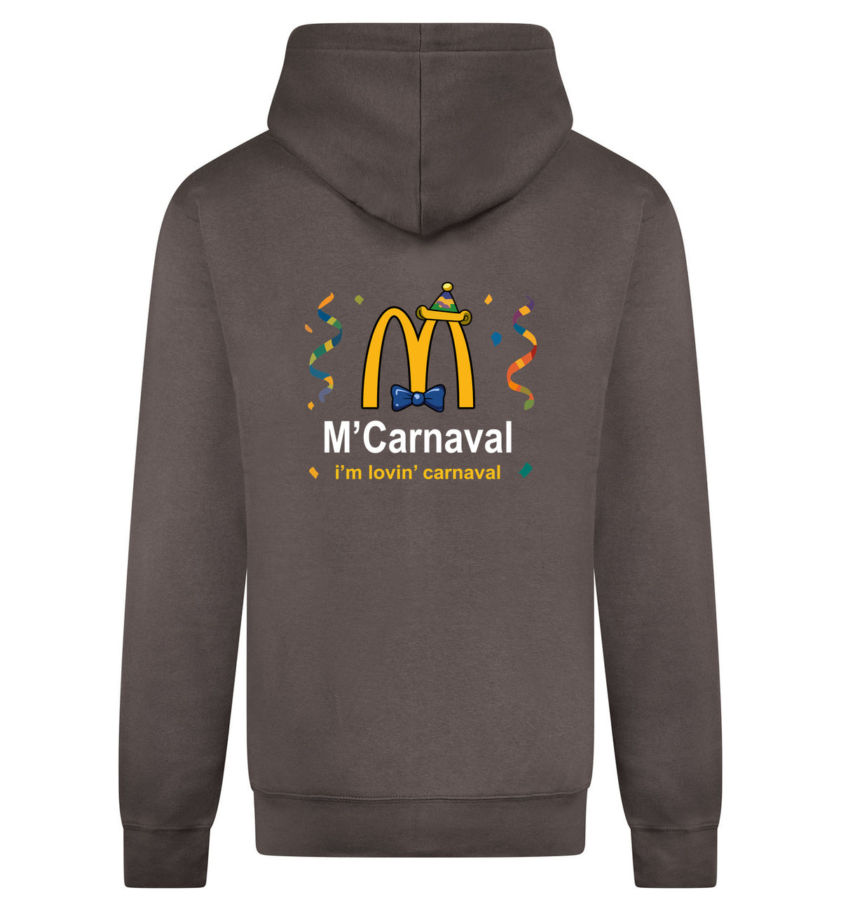 M'Carnaval Hoodie met rits – grijs
