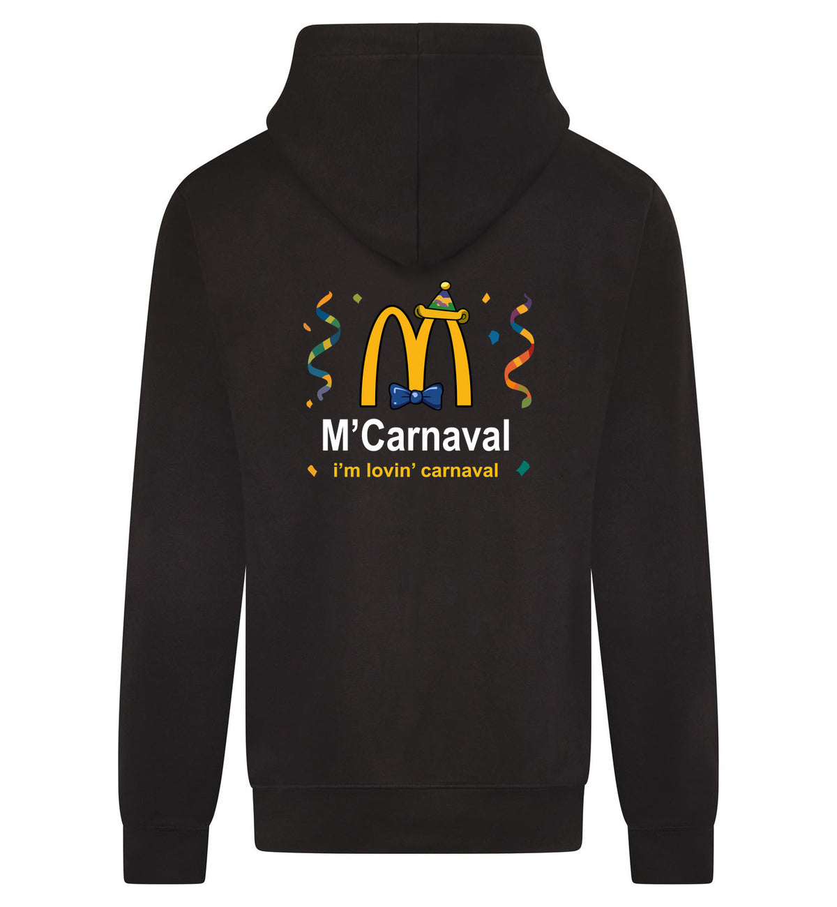 M'Carnaval Hoodie met rits – zwart