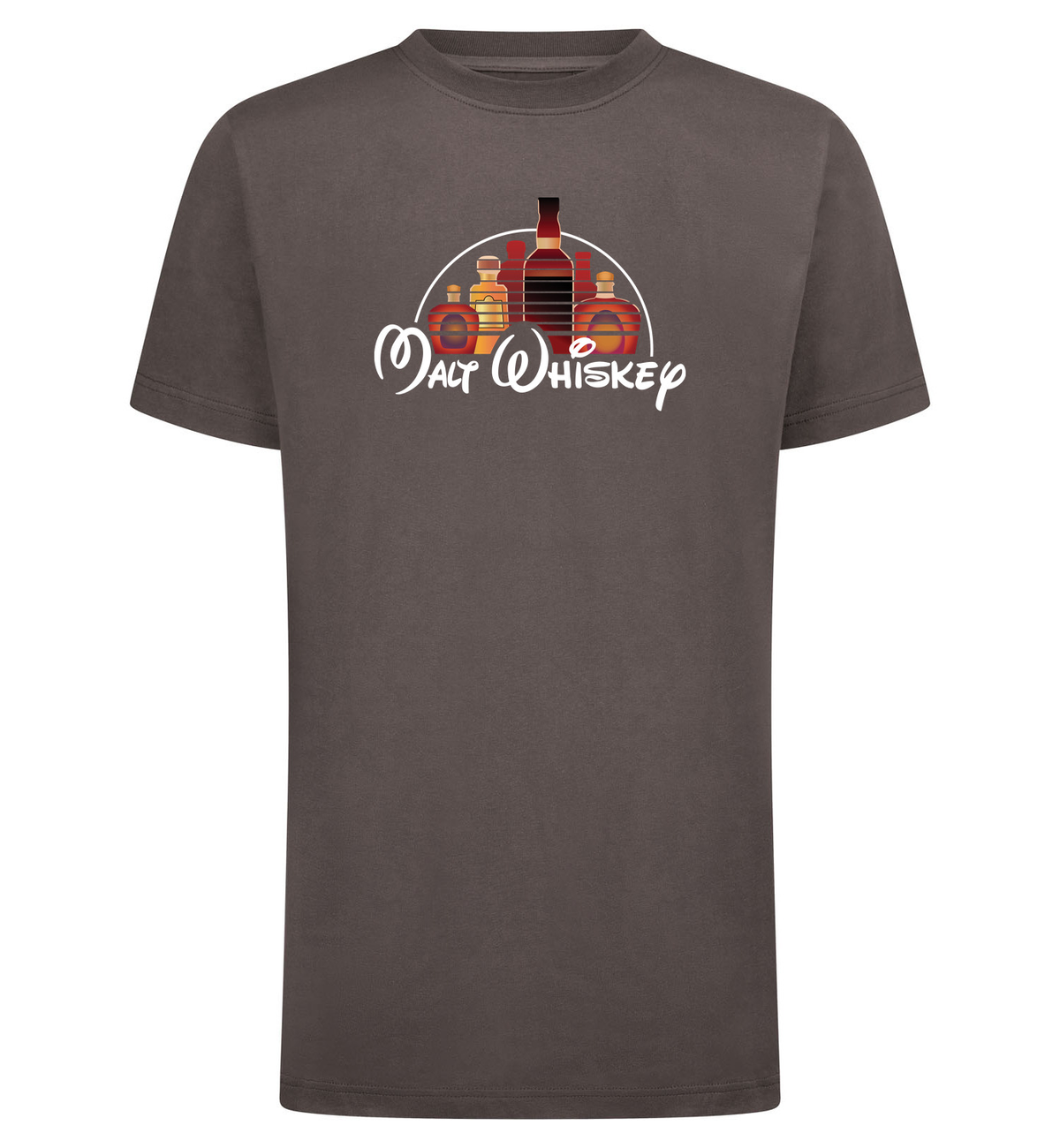 MALT WHISKEY T-Shirt – grijs