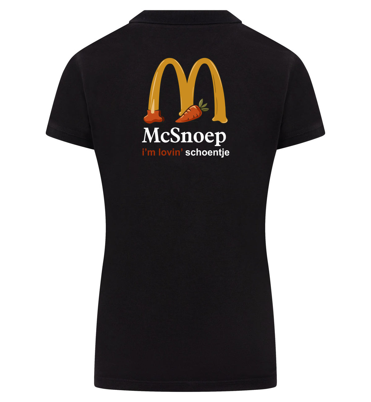 McSnoep Polo dames – zwart