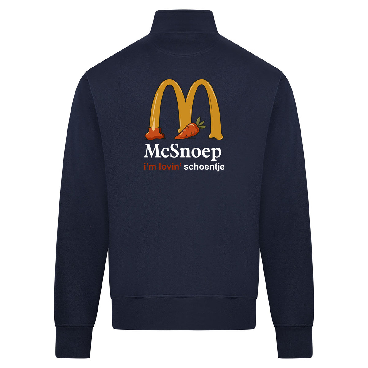 McSnoep Sweatvest – navy – back